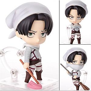 10cm Attack on Titan Levi Rivaille Rival Ackerman Action Figure Toys