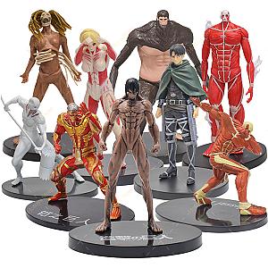 Attack On Titan Figure Eren Female Titan The Armored Titan Figure Dolls