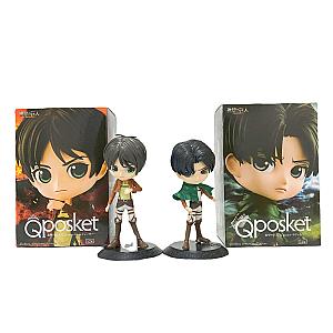 Attack On Titan Anime Levi Mikasa Ackerman Figure Toys