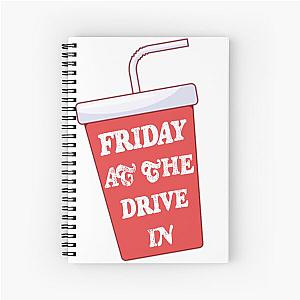 Friday at the drive in Spiral Notebook