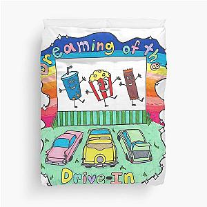 Dreaming of the Drive In Duvet Cover