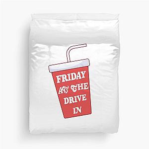 Friday at the drive in Duvet Cover