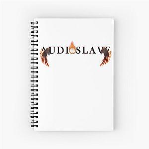 AUDIOSLAVE FLAMING WING FIRE  Spiral Notebook