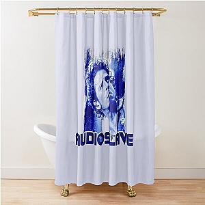 Blue Resonance: The Audioslave Experience Shower Curtain