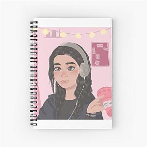 audrey mika fanart Spiral Notebook