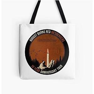 August Burns Red 10 Year Messengers Tour All Over Print Tote Bag