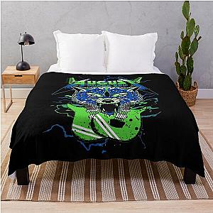 August Burns Red Merch Wolf Guitars Metalcore Band Throw Blanket