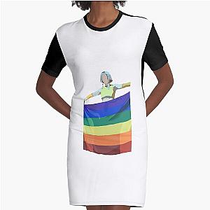 Aurora Aksnes  Graphic T-Shirt Dress
