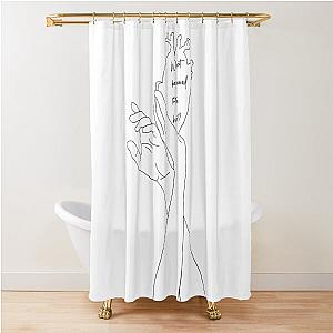 What happened to the heart, AURORA Shower Curtain