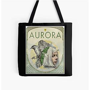 Aurora Aksnes Greenbird All Over Print Tote Bag