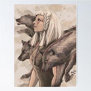 Aurora Running with the Wolves  Poster