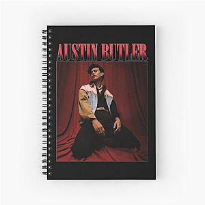 Austin Butler Red Pose Spiral Notebook