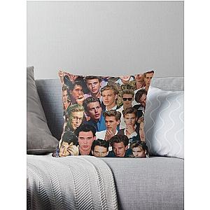 Austin Butler Photo Collage Throw Pillow