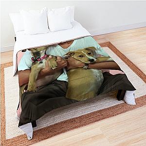 austin butler elvis two puppy Comforter