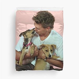 austin butler elvis two puppy Duvet Cover