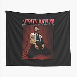 Austin Butler Red Pose Tapestry