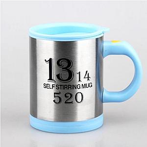 400mil Light Blue Love Self Stirring Mug