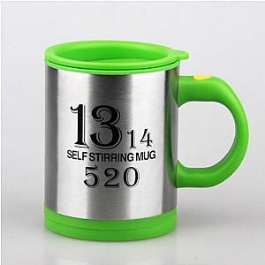 400mil Green Love Self Stirring Mug