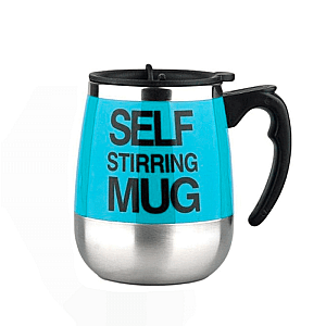 400 mil Navy Blue Self Stirring Mug