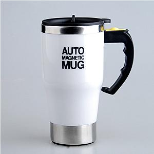 400 mil White Auto Magnet Cup