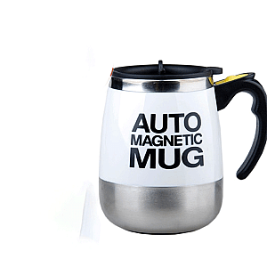 400mil White Auto Magnet Cup