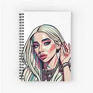 Ava Max fan art Spiral Notebook