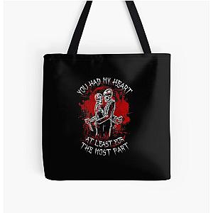 American Tour Skull Avenged Sevenfold Fan Styled Design All Over Print Tote Bag RB0208