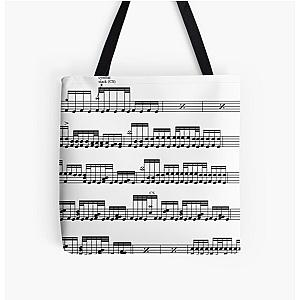 avenged sevenfold music note All Over Print Tote Bag RB0208