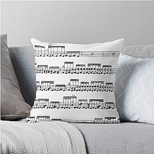 avenged sevenfold music note Throw Pillow RB0208