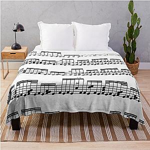 avenged sevenfold music note Throw Blanket RB0208