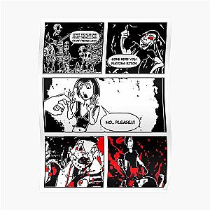 A LITTLE PIECE OF HEAVEN AVENGED SEVENFOLD COMIC STRIP DESIGN SHIRT POSTER CANVAS Poster RB0208