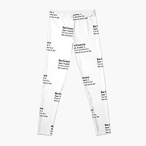 Avenged Sevenfold Aesthetic Quote Heavy Metal Music Band Lyrics Leggings RB0208