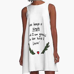 Fan Art of The Avett Brothers A-Line Dress