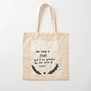 Fan Art of January Wedding by Avett Brothers Cotton Tote Bag