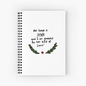 Avett Brothers Spiral Notebook