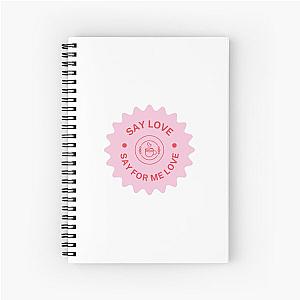 The Avett Brothers - Say Love in a Coffee Pink Spiral Notebook