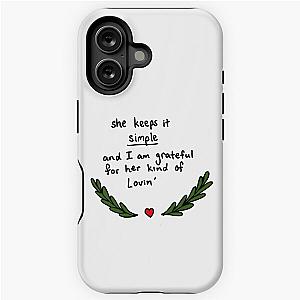 Fan Art of January Wedding by The Avett Brothers iPhone Case