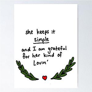 The Avett Brothers January Wedding Poster