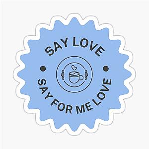 The Avett Brothers Say Love Blue Sticker