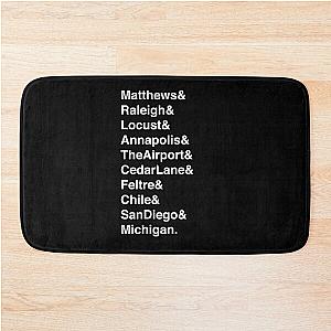All The Avett Brothers Pretty Girls Retro Graphic Shirts For Women And Men Kids Summer Trendy Vintage Bath Mat