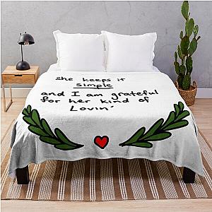 Fan Art of January Wedding by The Avett Brothers Throw Blanket