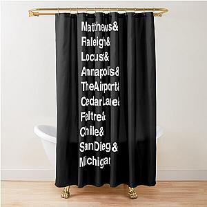 Avett Brothers Graphic Shirts For Women Graphic Shirts For Men Pretty Retro Vintage Graphic Shirts Kids Summer Graphic Shirts Shower Curtain
