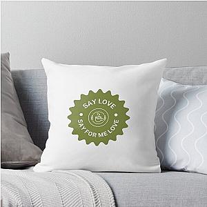The Avett Brothers Say Love Coffee Throw Pillow