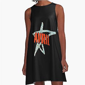 Avril Lavigne Logo Comfort  A-Line Dress