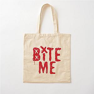 Vintage Bite Me Avril Lavigne Cotton Tote Bag