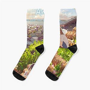 A Whisker Away Poster Socks