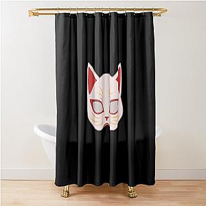 A Cat Mask Shower Curtain