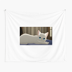 She Chose the Cat First A Whisker Away Tapestries