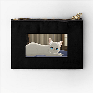 She Chose the Cat First A Whisker Away Zipper Pouches