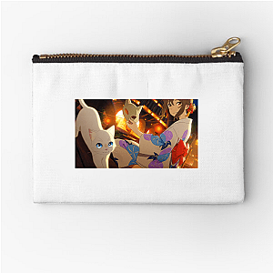 Taro Was Here A Whisker Away Zipper Pouches